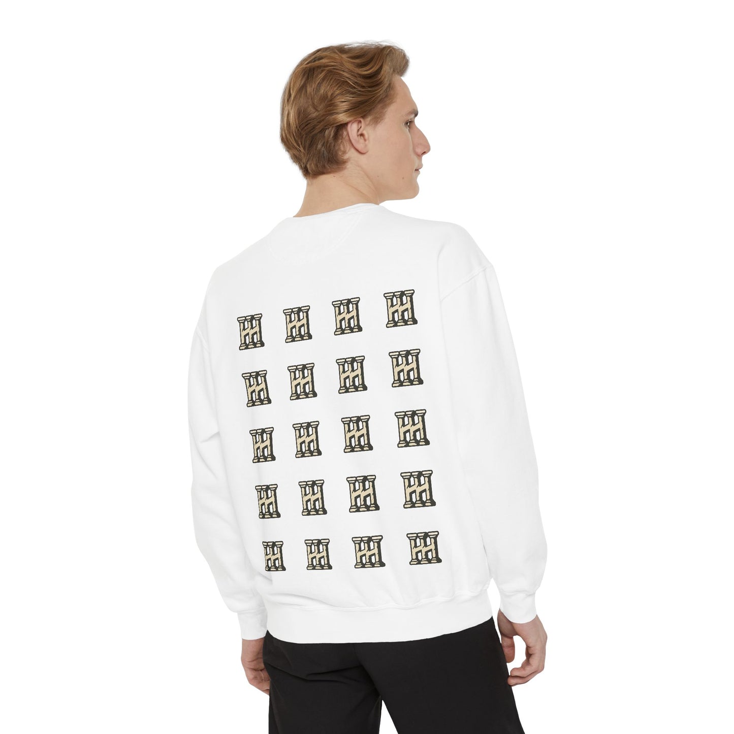 HUSTLE HURRY Sweatshirt, Cozy Garment-Dyed Sweater