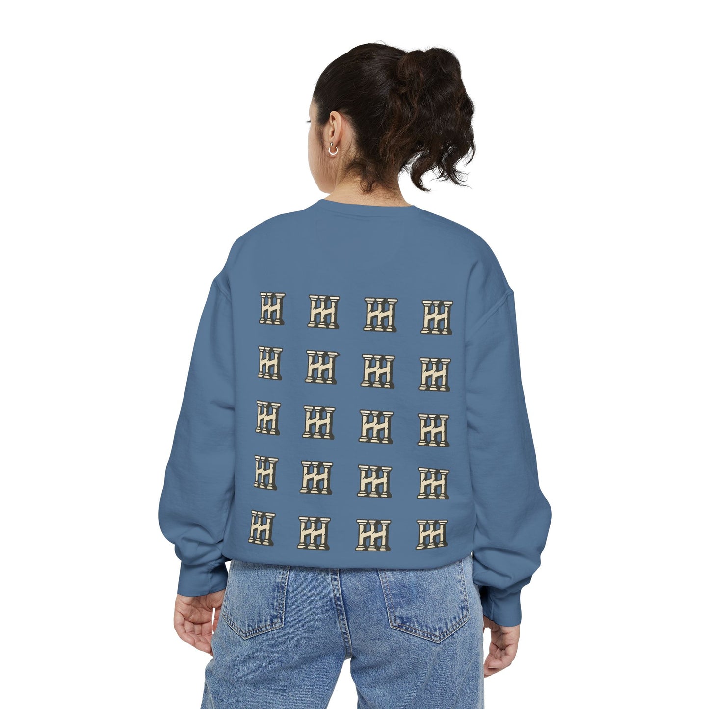 HUSTLE HURRY Sweatshirt, Cozy Garment-Dyed Sweater