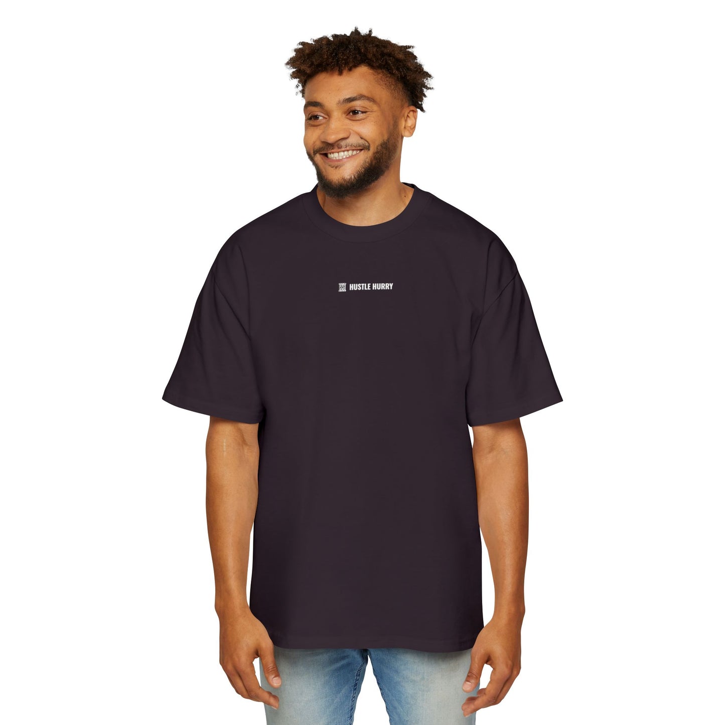 HUSTLE HURRY | Oversized Tee, Relaxed