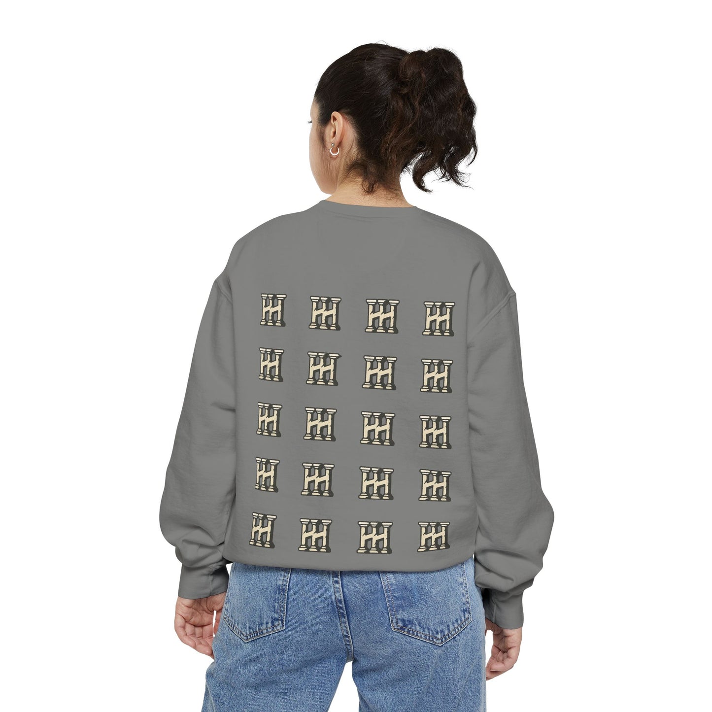 HUSTLE HURRY Sweatshirt, Cozy Garment-Dyed Sweater
