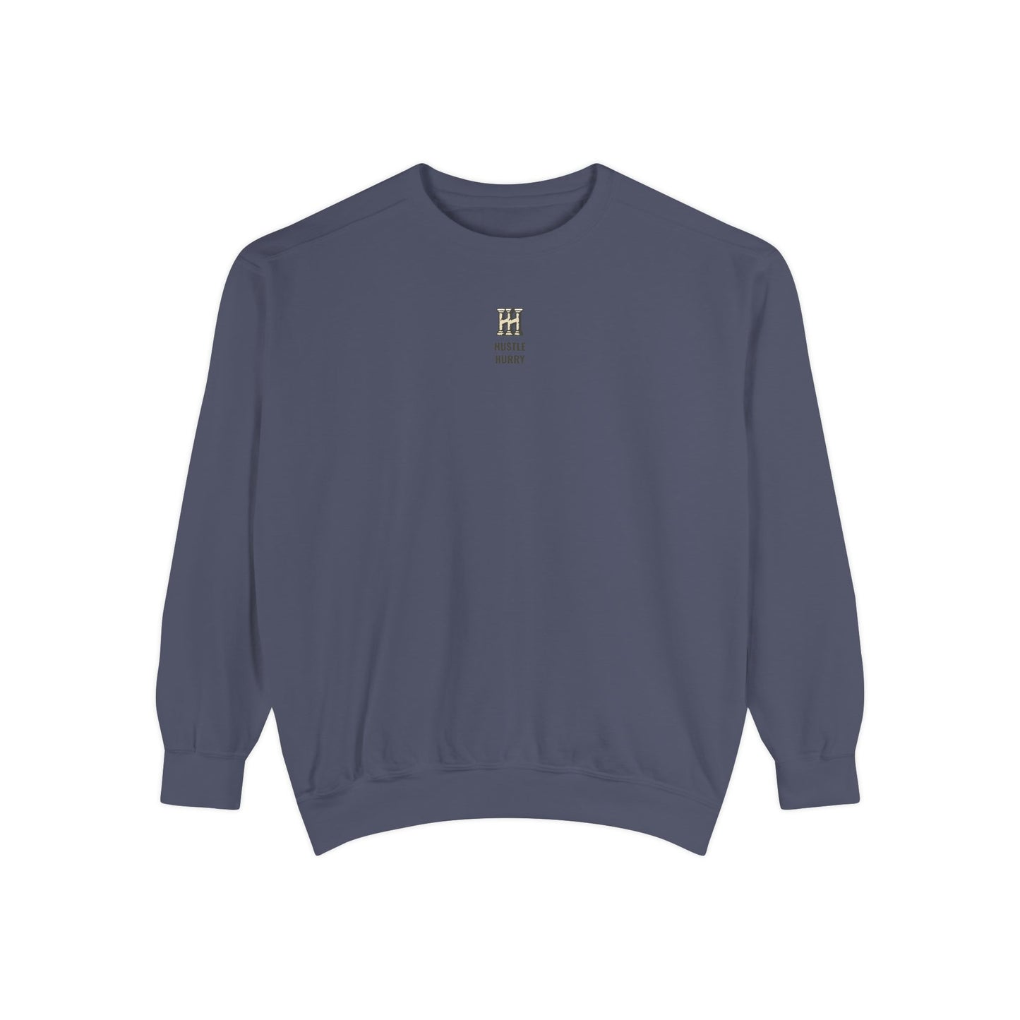 HUSTLE HURRY Sweatshirt, Cozy Garment-Dyed Sweater