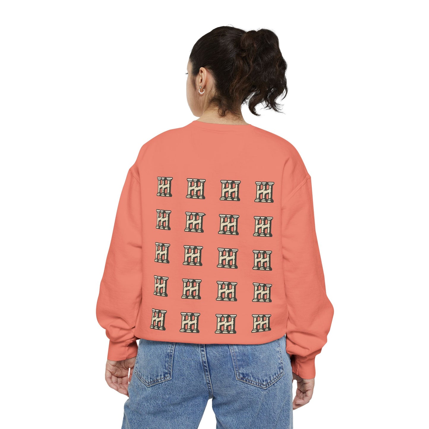 HUSTLE HURRY Sweatshirt, Cozy Garment-Dyed Sweater