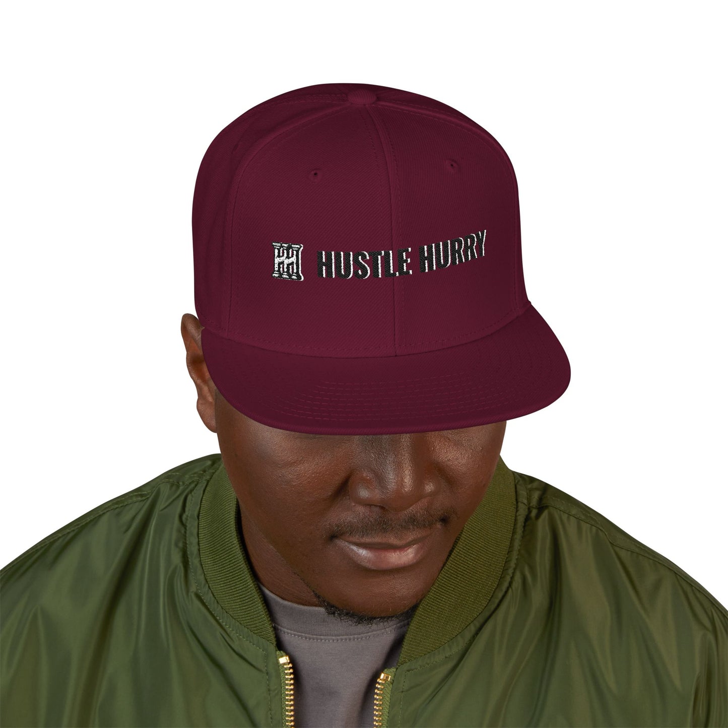 HUSTLE HURRY | Snapback Cap