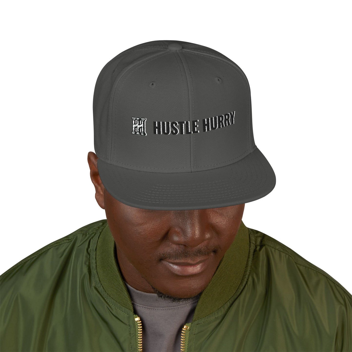 HUSTLE HURRY | Snapback Cap
