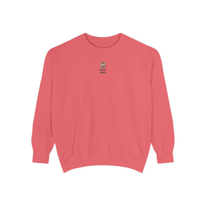 HUSTLE HURRY Sweatshirt, Cozy Garment-Dyed Sweater