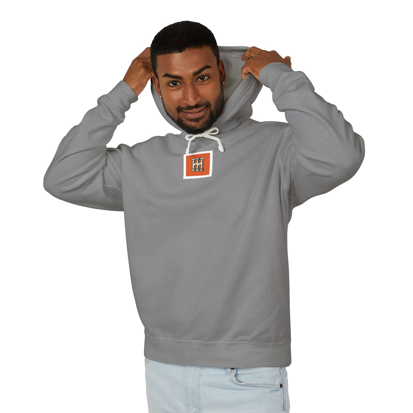 Hustle & Hurry Design, Lightweight Hooded Sweatshirt