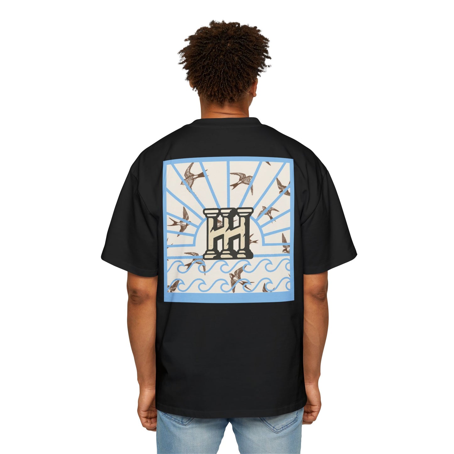 HUSTLE HURRY | Oversized Tee, Relaxed