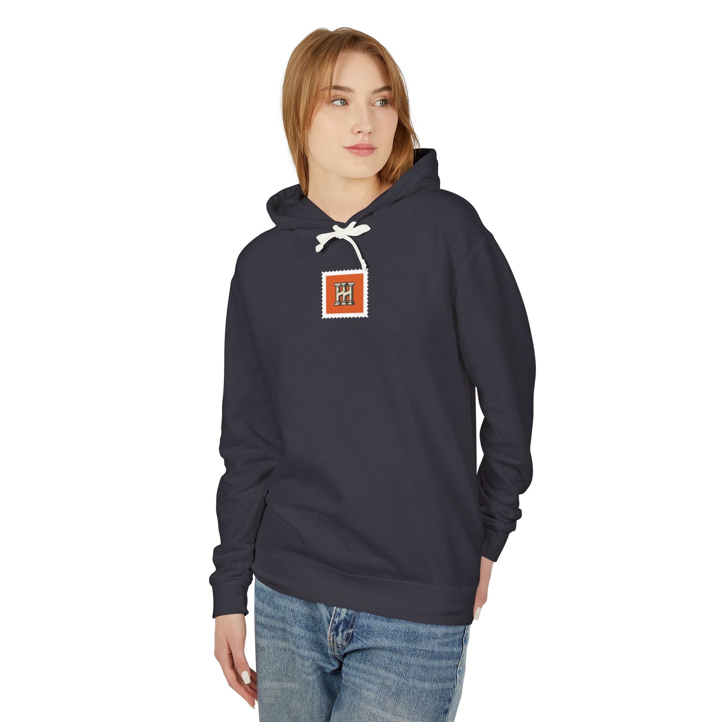 Hustle & Hurry Design, Lightweight Hooded Sweatshirt