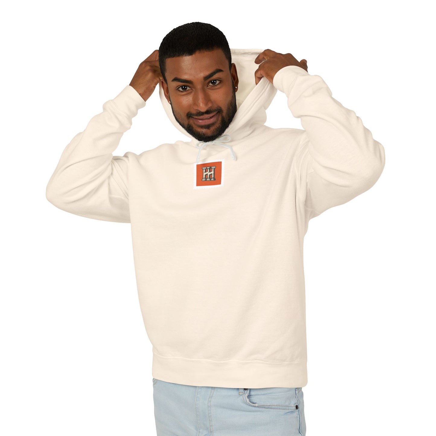 Hustle & Hurry Design, Lightweight Hooded Sweatshirt
