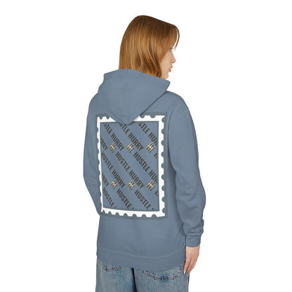 Hustle & Hurry Design, Lightweight Hooded Sweatshirt