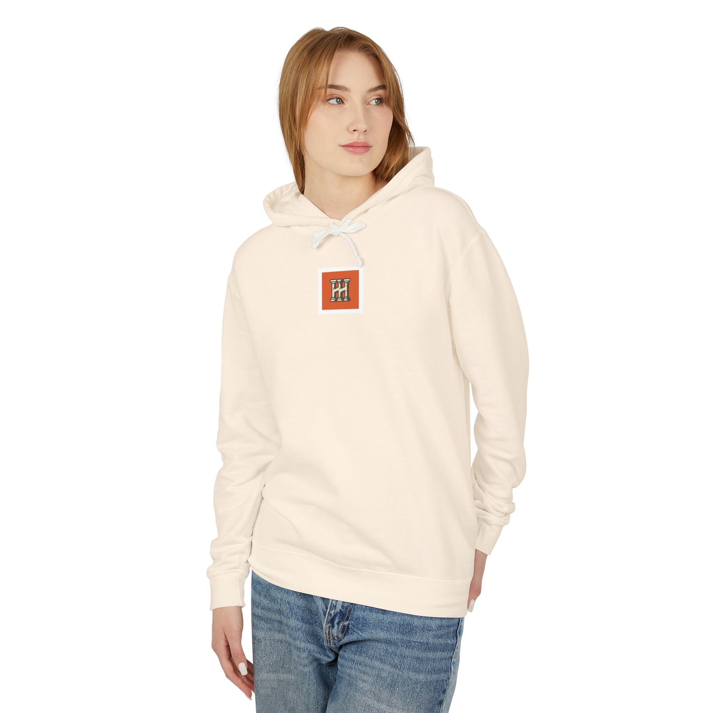 Hustle & Hurry Design, Lightweight Hooded Sweatshirt