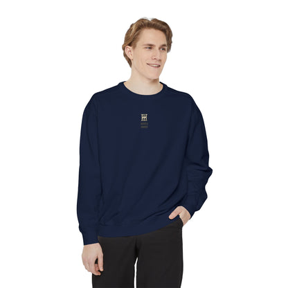 HUSTLE HURRY Sweatshirt, Cozy Garment-Dyed Sweater