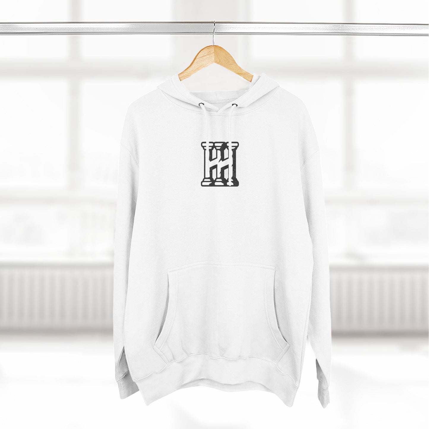 Three-Panel Fleece Hoodie