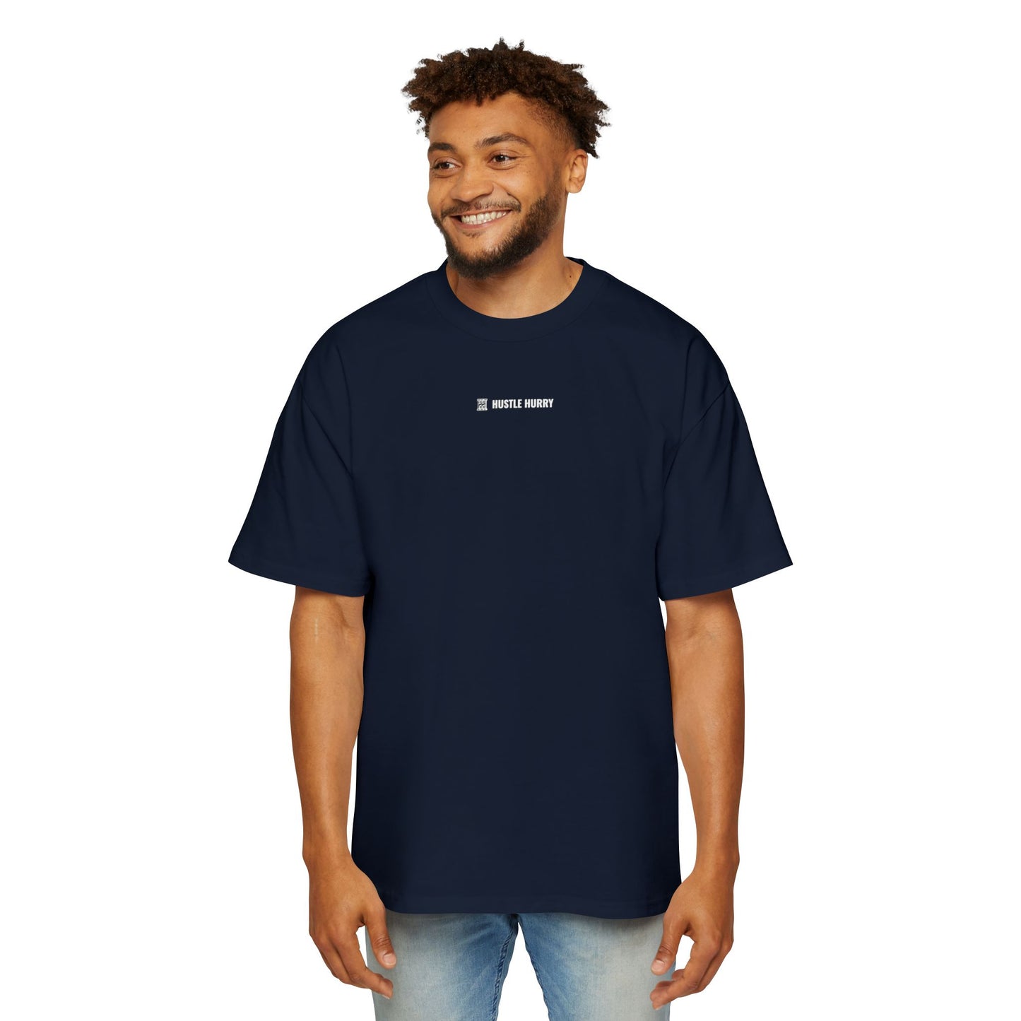 HUSTLE HURRY | Oversized Tee, Relaxed