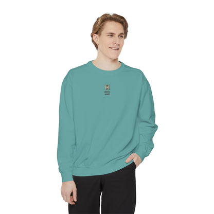 HUSTLE HURRY Sweatshirt, Cozy Garment-Dyed Sweater