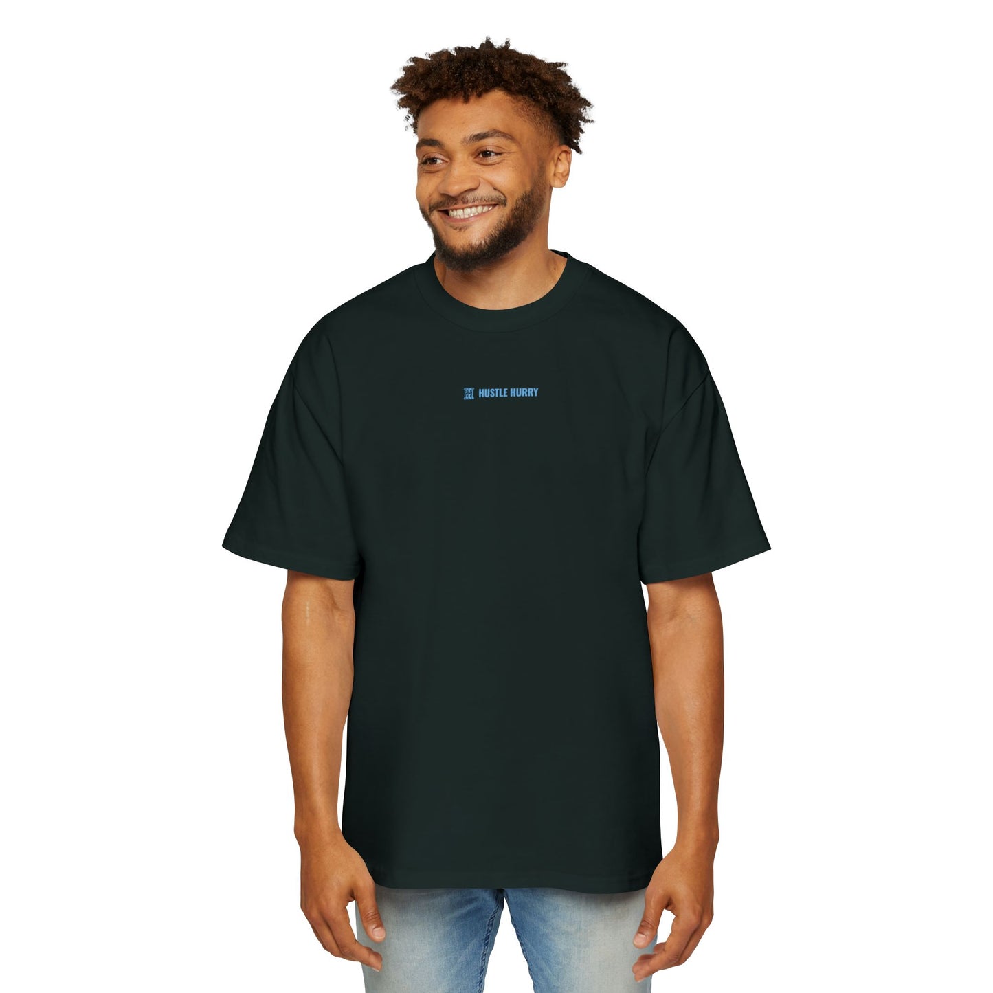 HUSTLE HURRY | Oversized Tee, Relaxed