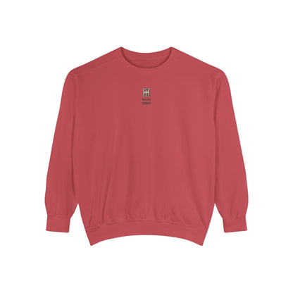 HUSTLE HURRY Sweatshirt, Cozy Garment-Dyed Sweater