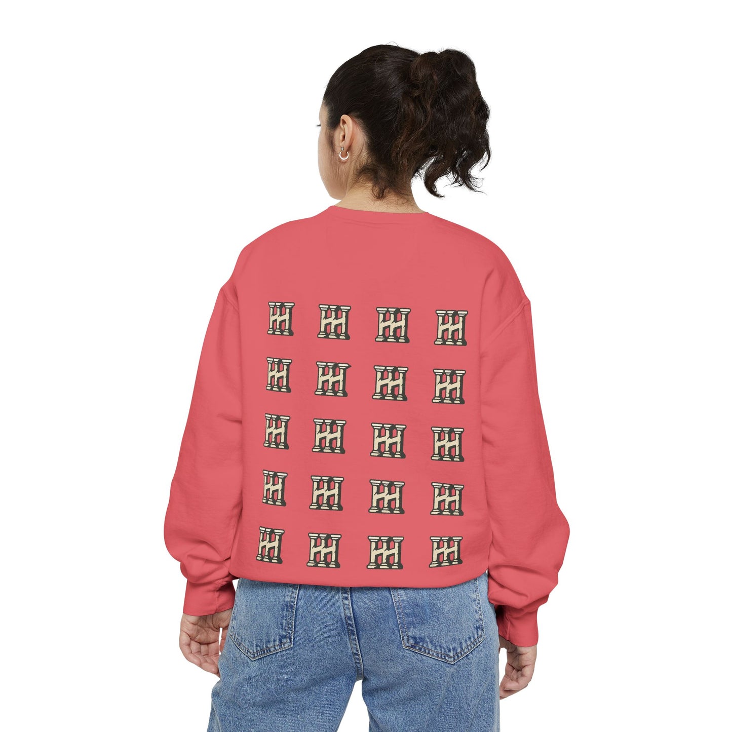 HUSTLE HURRY Sweatshirt, Cozy Garment-Dyed Sweater
