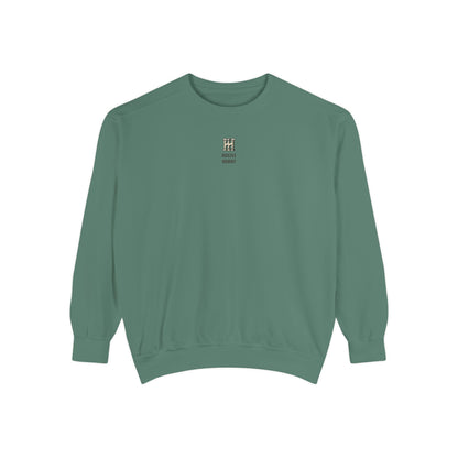 HUSTLE HURRY Sweatshirt, Cozy Garment-Dyed Sweater
