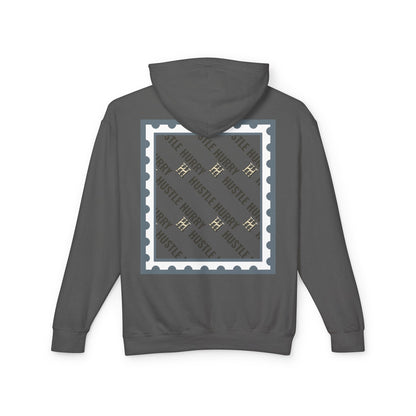 Hustle & Hurry Design, Lightweight Hooded Sweatshirt