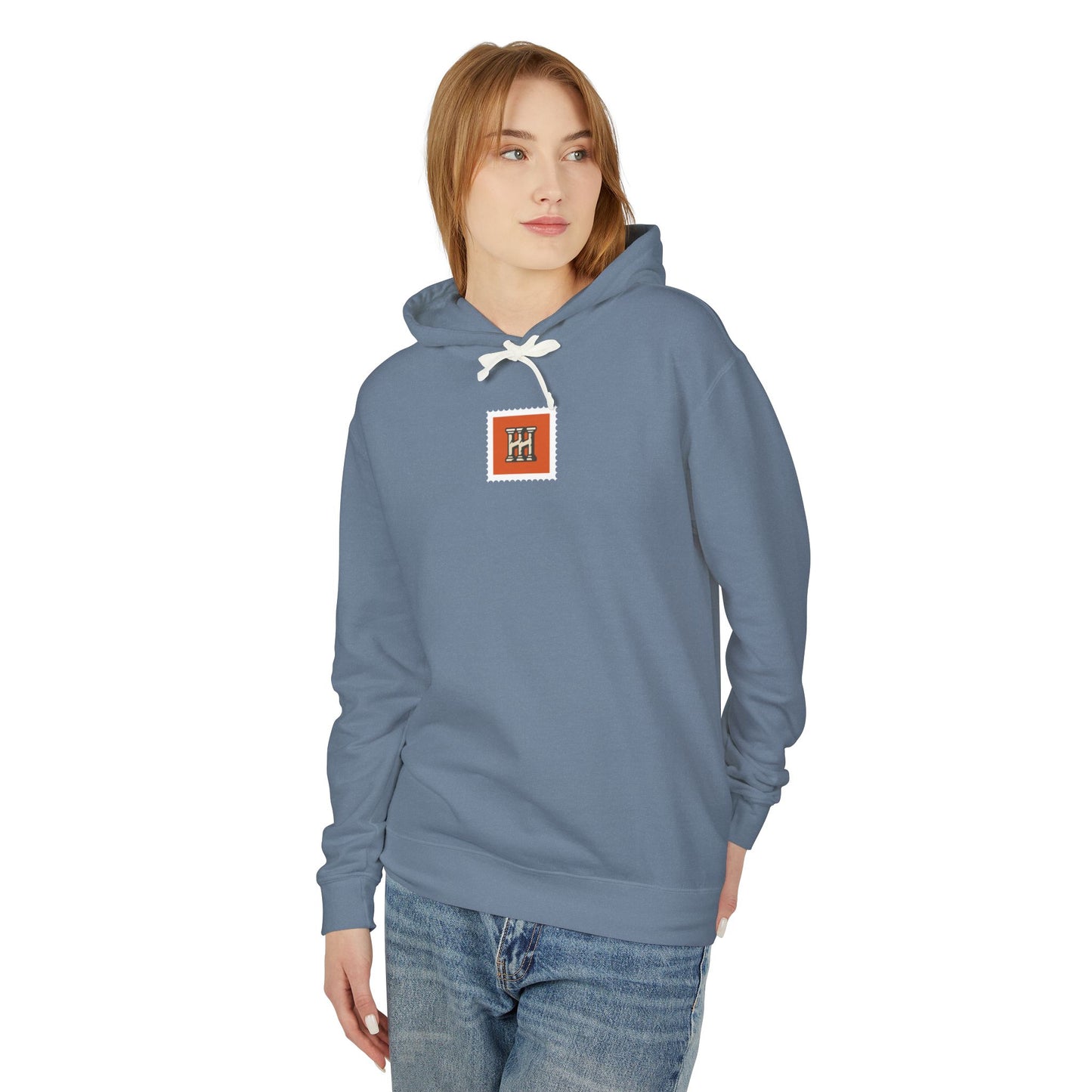 Hustle & Hurry Design, Lightweight Hooded Sweatshirt