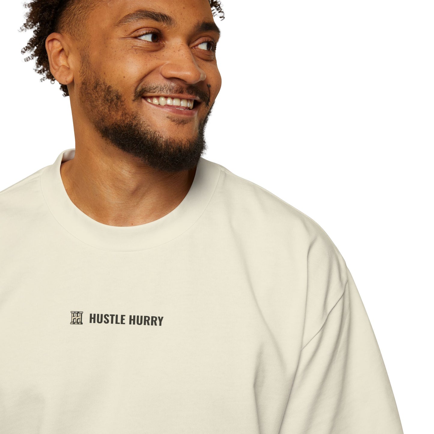 HUSTLE HURRY | Oversized Tee, Relaxed