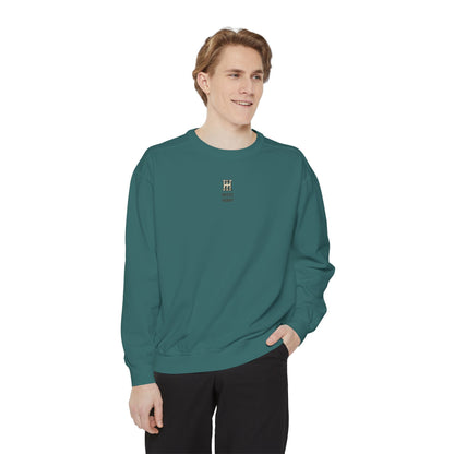 HUSTLE HURRY Sweatshirt, Cozy Garment-Dyed Sweater
