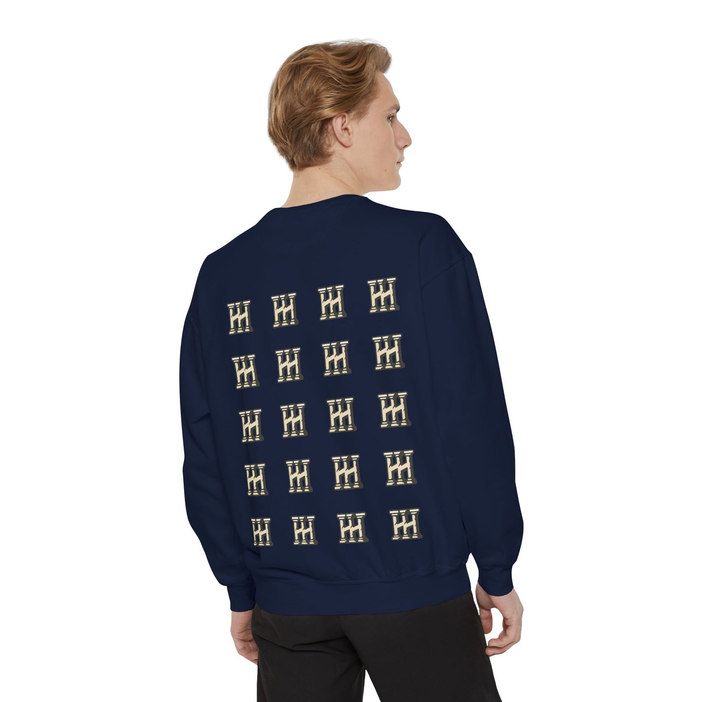 HUSTLE HURRY Sweatshirt, Cozy Garment-Dyed Sweater