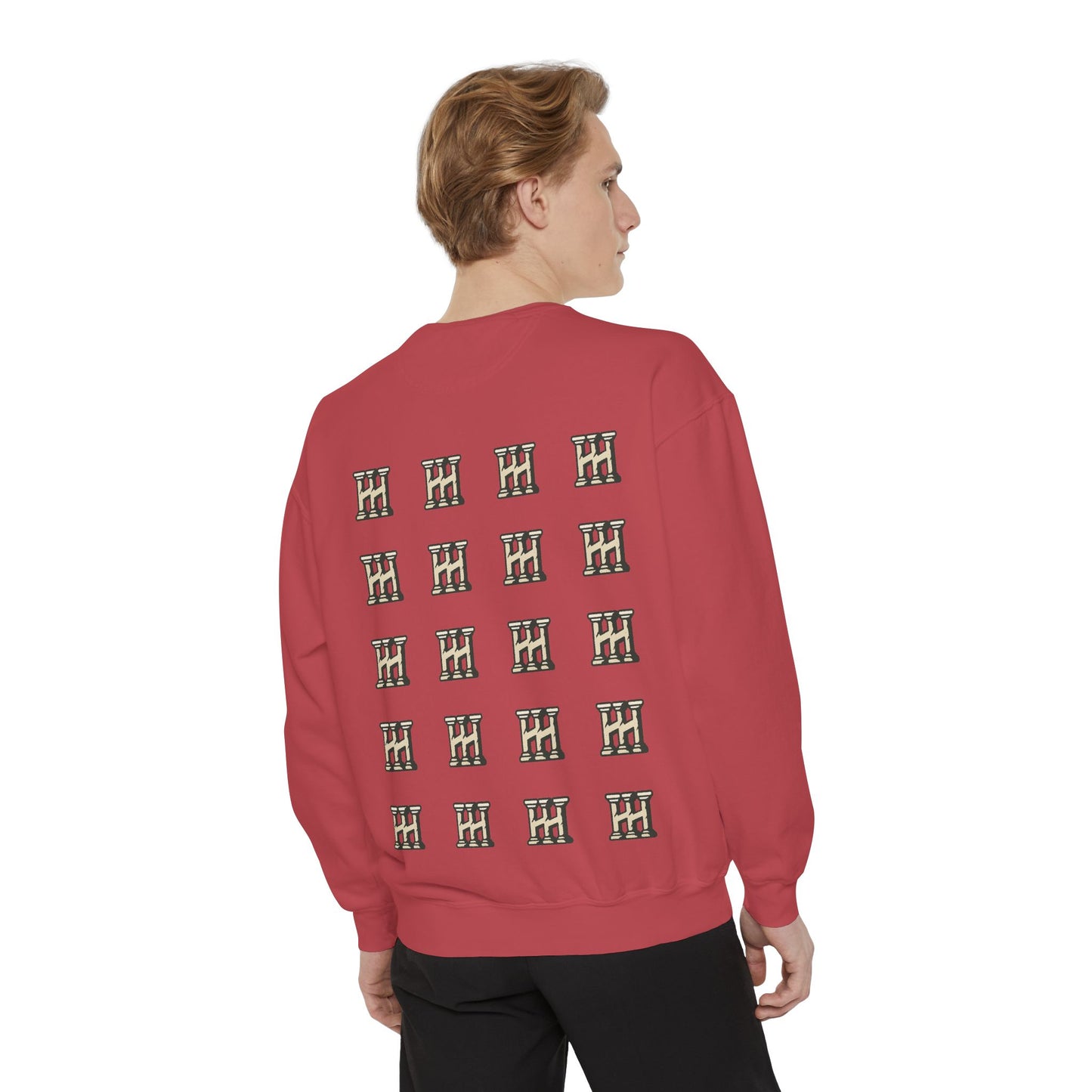 HUSTLE HURRY Sweatshirt, Cozy Garment-Dyed Sweater