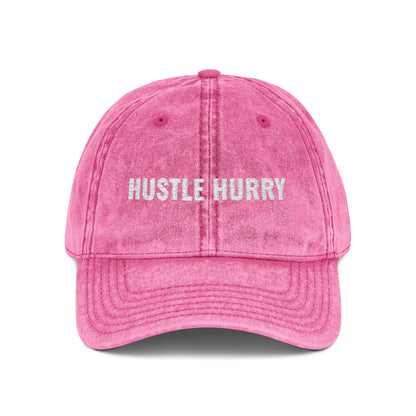 Hustle Hurry | Vintage Embroidered Cap
