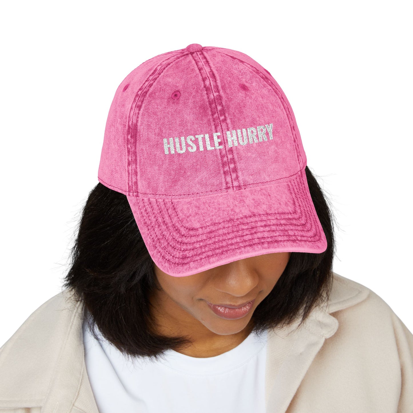 Hustle Hurry | Vintage Embroidered Cap