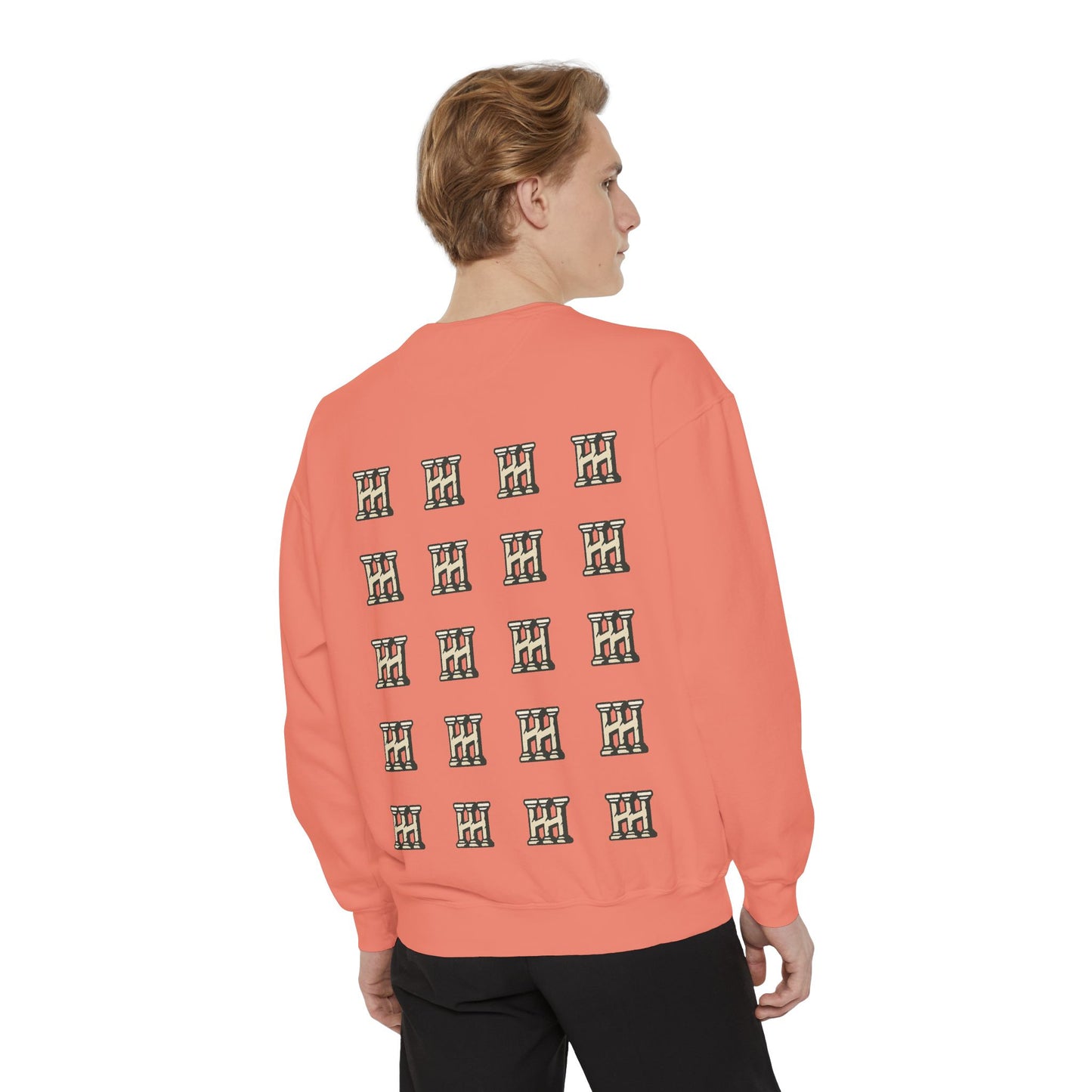 HUSTLE HURRY Sweatshirt, Cozy Garment-Dyed Sweater