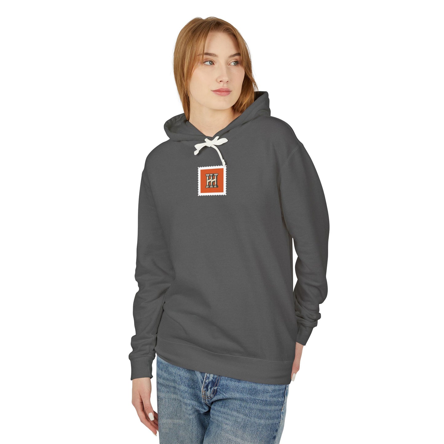 Hustle & Hurry Design, Lightweight Hooded Sweatshirt