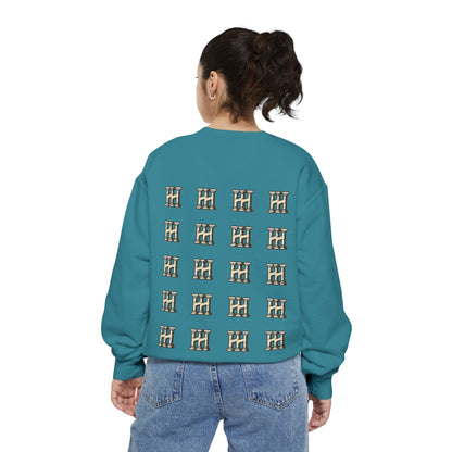 HUSTLE HURRY Sweatshirt, Cozy Garment-Dyed Sweater