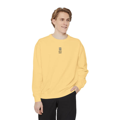 HUSTLE HURRY Sweatshirt, Cozy Garment-Dyed Sweater