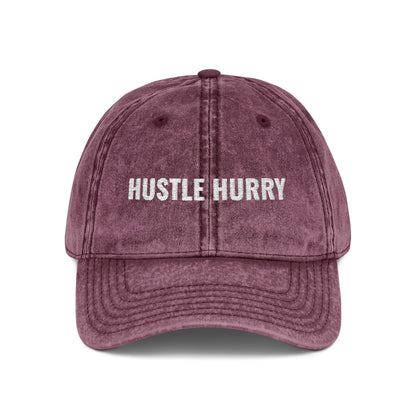 Hustle Hurry | Vintage Embroidered Cap
