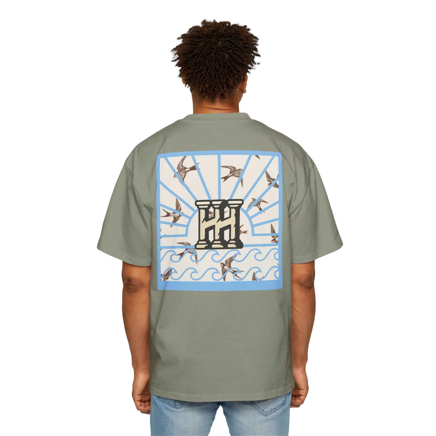 HUSTLE HURRY | Oversized Tee, Relaxed