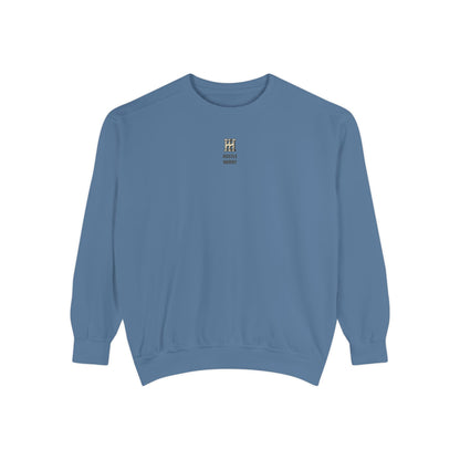 HUSTLE HURRY Sweatshirt, Cozy Garment-Dyed Sweater