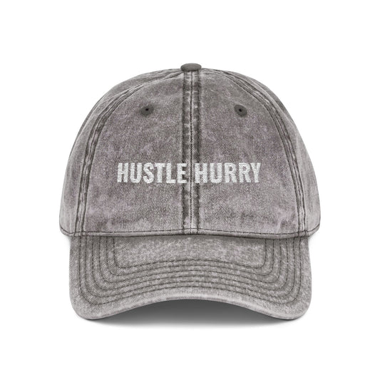 Hustle Hurry | Vintage Embroidered Cap