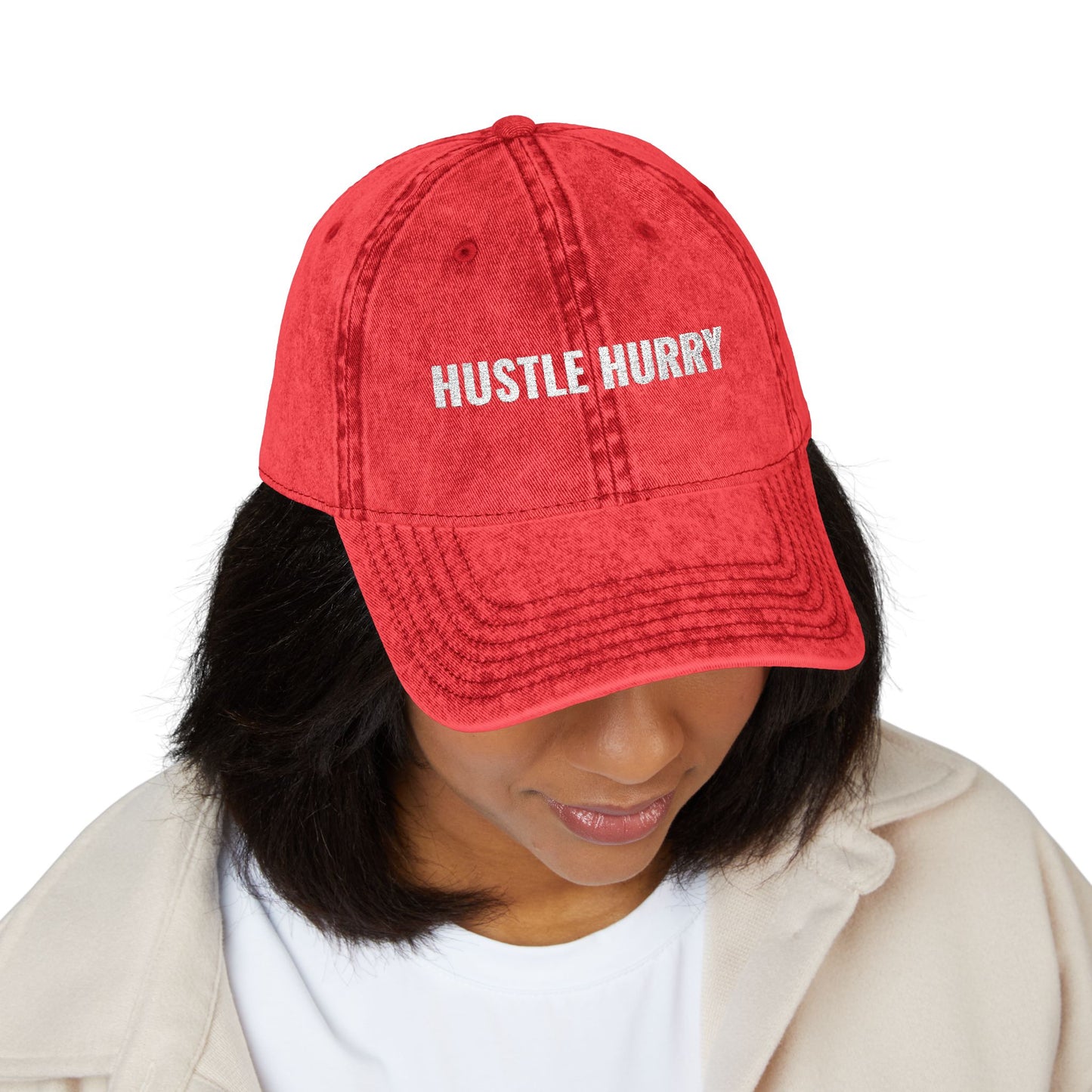 Hustle Hurry | Vintage Embroidered Cap