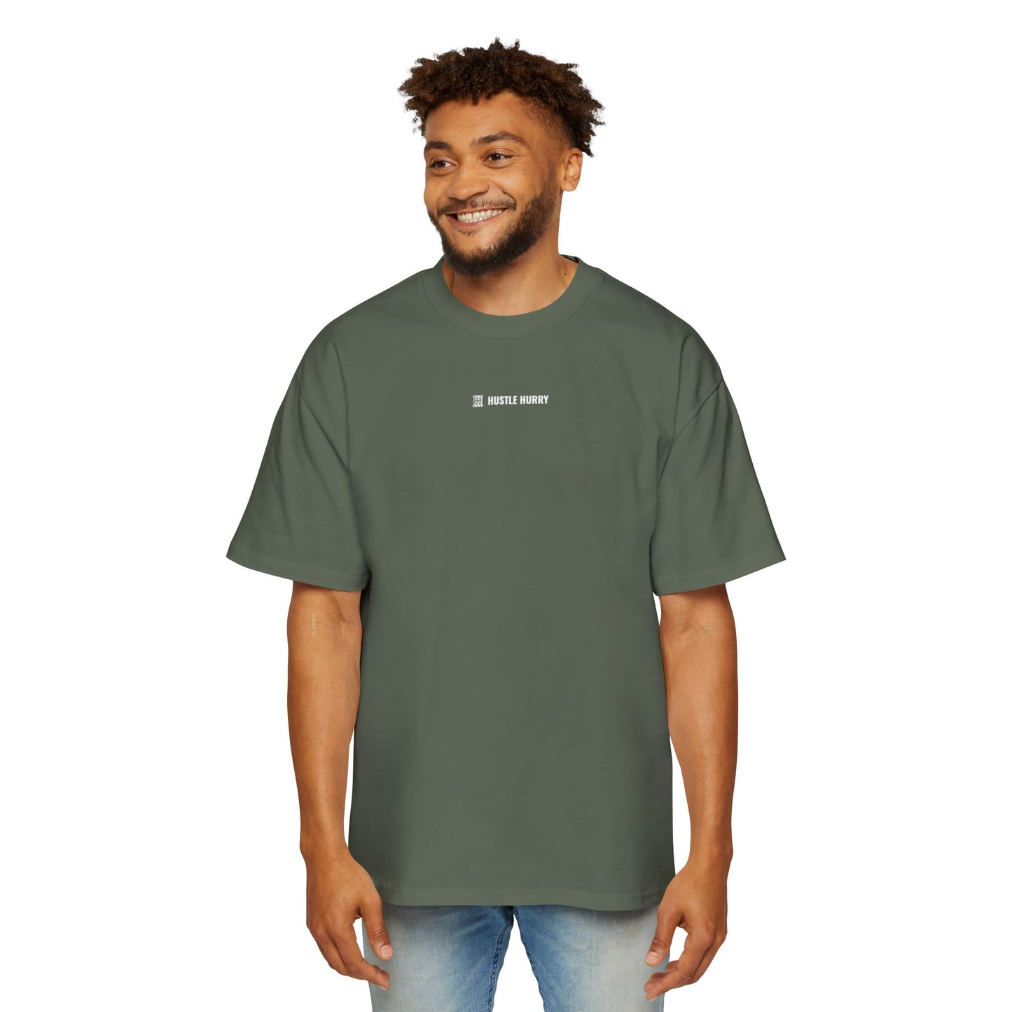 HUSTLE HURRY | Oversized Tee, Relaxed