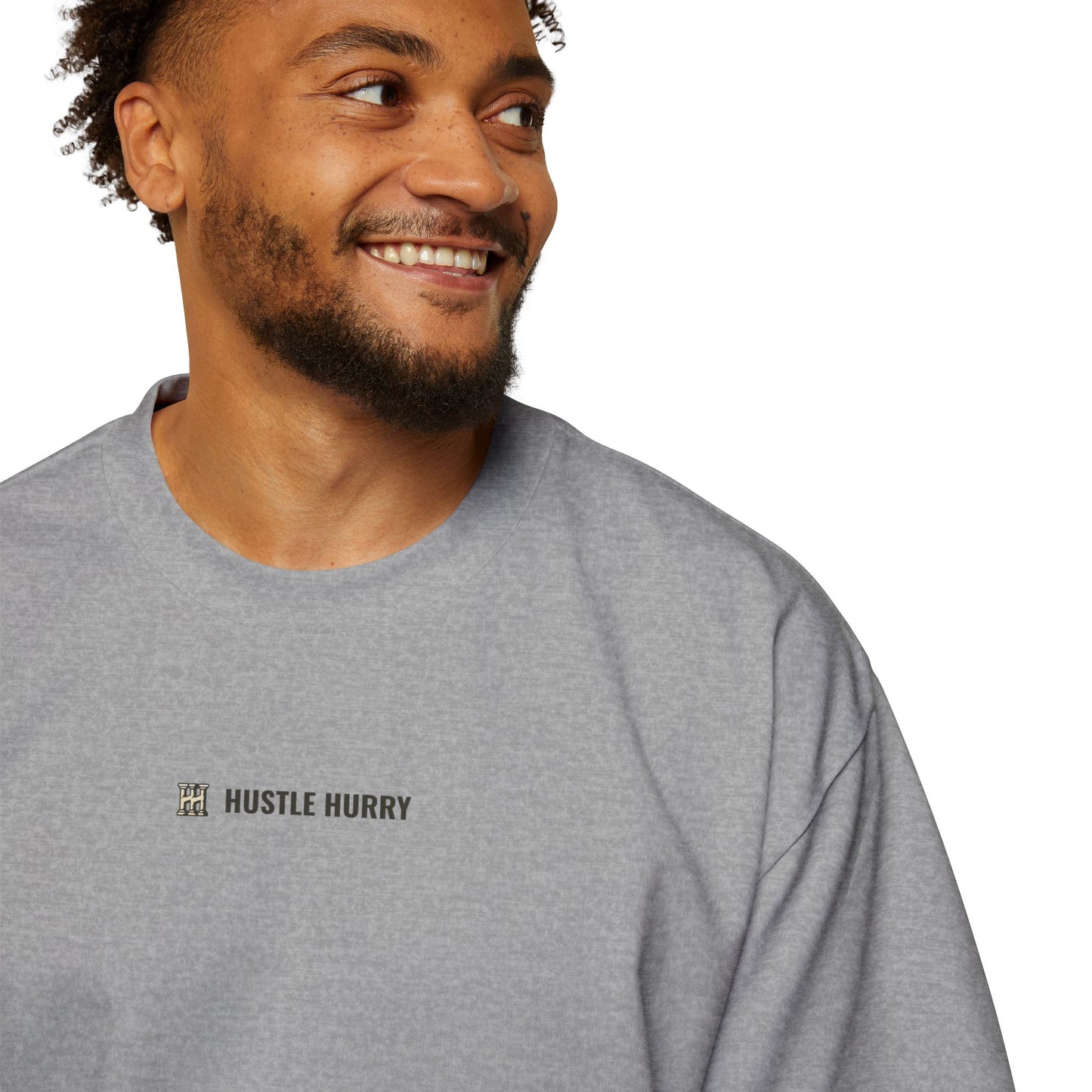 HUSTLE HURRY | Oversized Tee, Relaxed