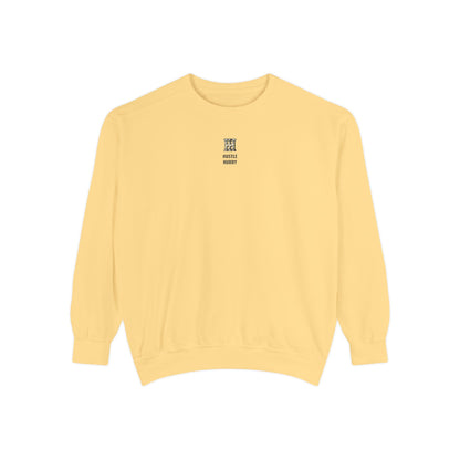 HUSTLE HURRY Sweatshirt, Cozy Garment-Dyed Sweater