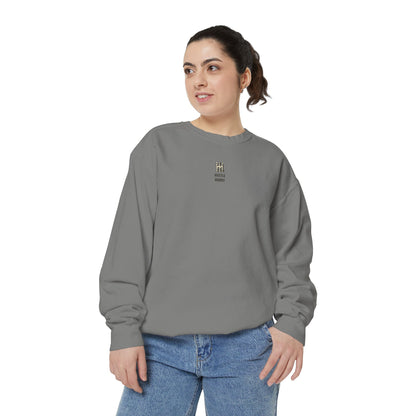 HUSTLE HURRY Sweatshirt, Cozy Garment-Dyed Sweater