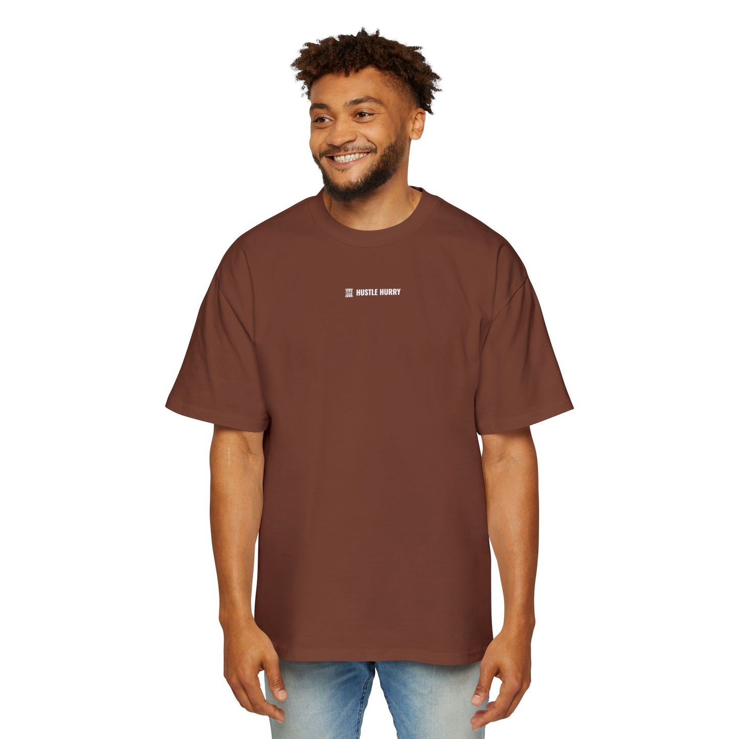 HUSTLE HURRY | Oversized Tee, Relaxed