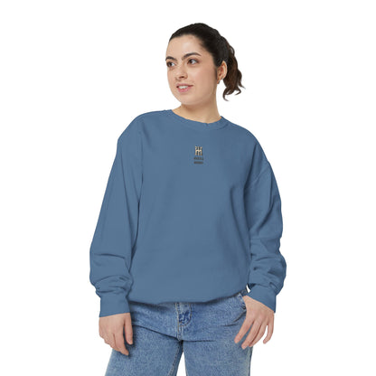 HUSTLE HURRY Sweatshirt, Cozy Garment-Dyed Sweater