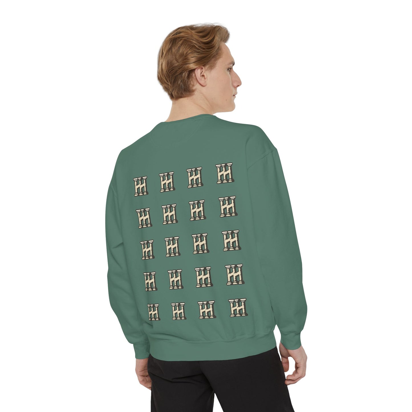 HUSTLE HURRY Sweatshirt, Cozy Garment-Dyed Sweater