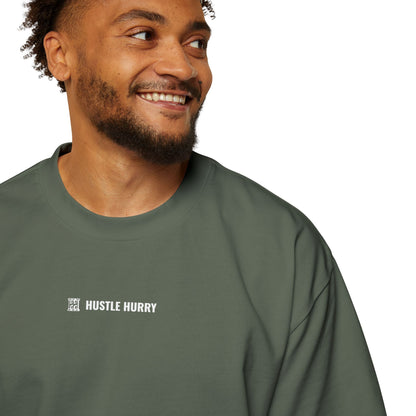 HUSTLE HURRY | Oversized Tee, Relaxed