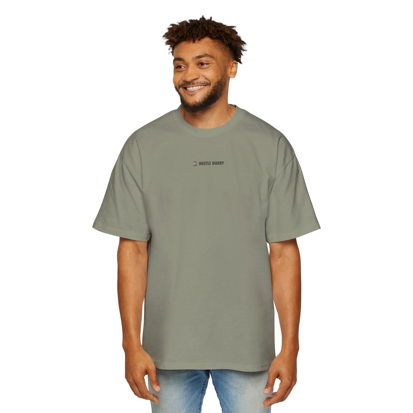 HUSTLE HURRY | Oversized Tee, Relaxed