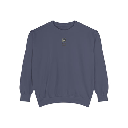 HUSTLE HURRY Sweatshirt, Cozy Garment-Dyed Sweater